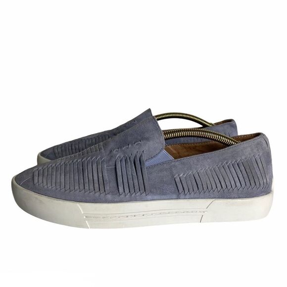 JOIE Huxley Suede Slip-on Sneakers in Skylark - Picture 6 of 7